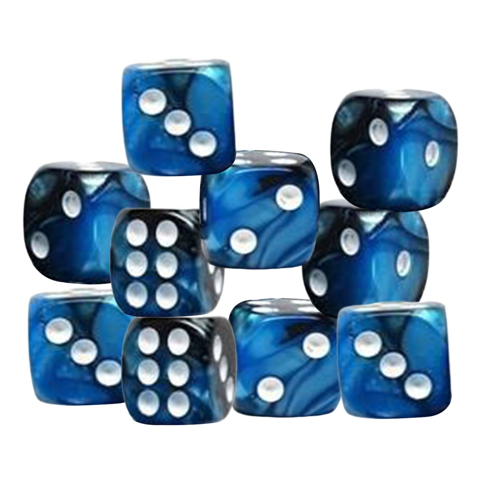 Kit 10D6 - Dados Cristais