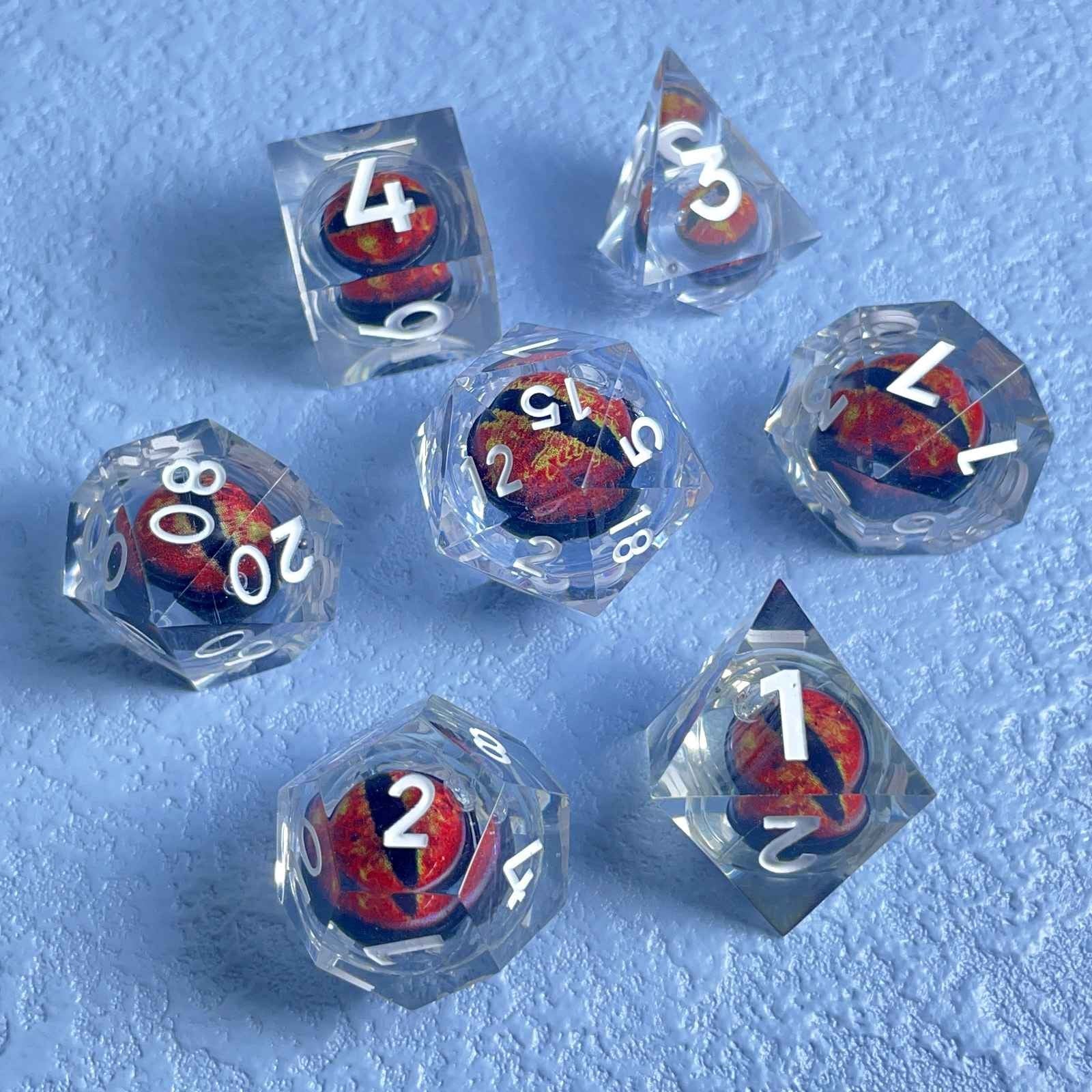 Conjunto de dados - Olho do Observador | D&D, RPG, Pathfinder