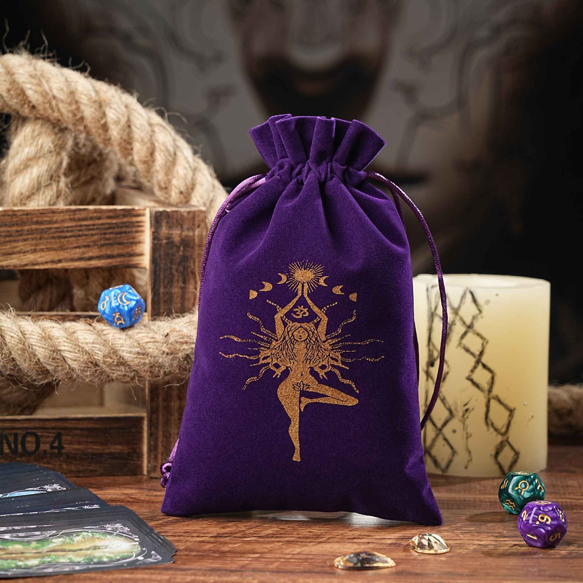 Bag para Cartas de Tarô - Noite dos Oráculos