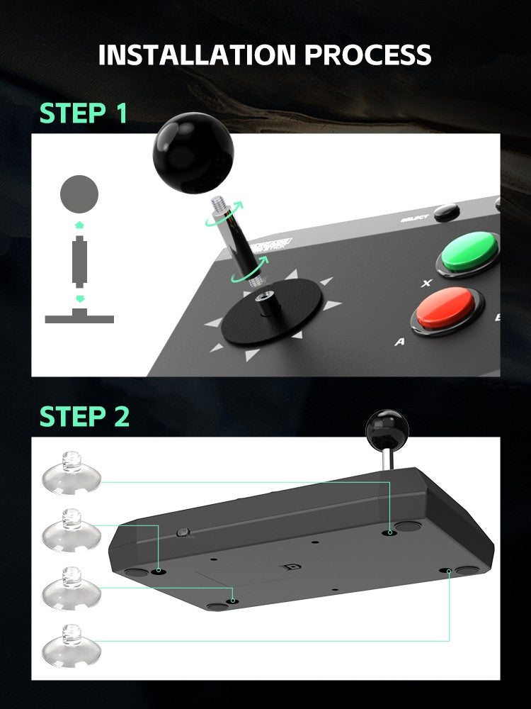 Console de videogame retrô com controle Arcade - 20000 jogos inclusos