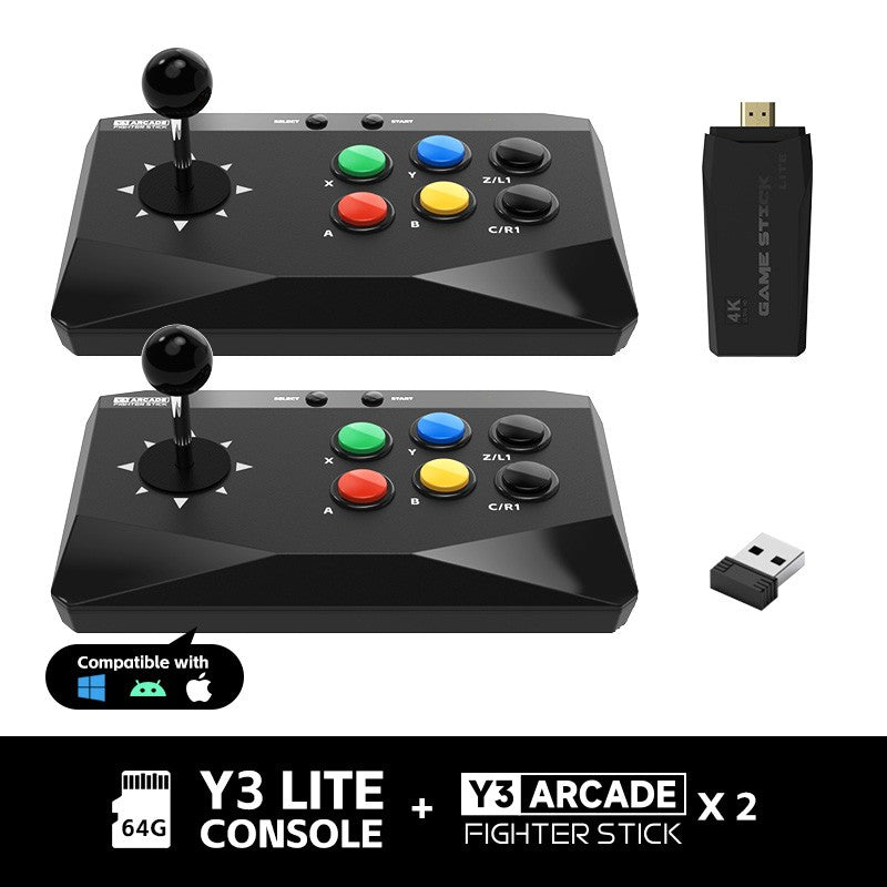 Console de videogame retrô com controle Arcade - 20000 jogos inclusos