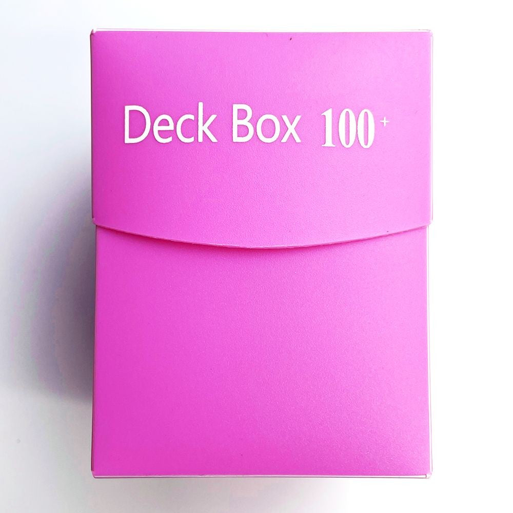 Deck Box TCG, YuGiOh, MTG, PKM Coloridos com Tampa 9x8x7cm - 100 Cards