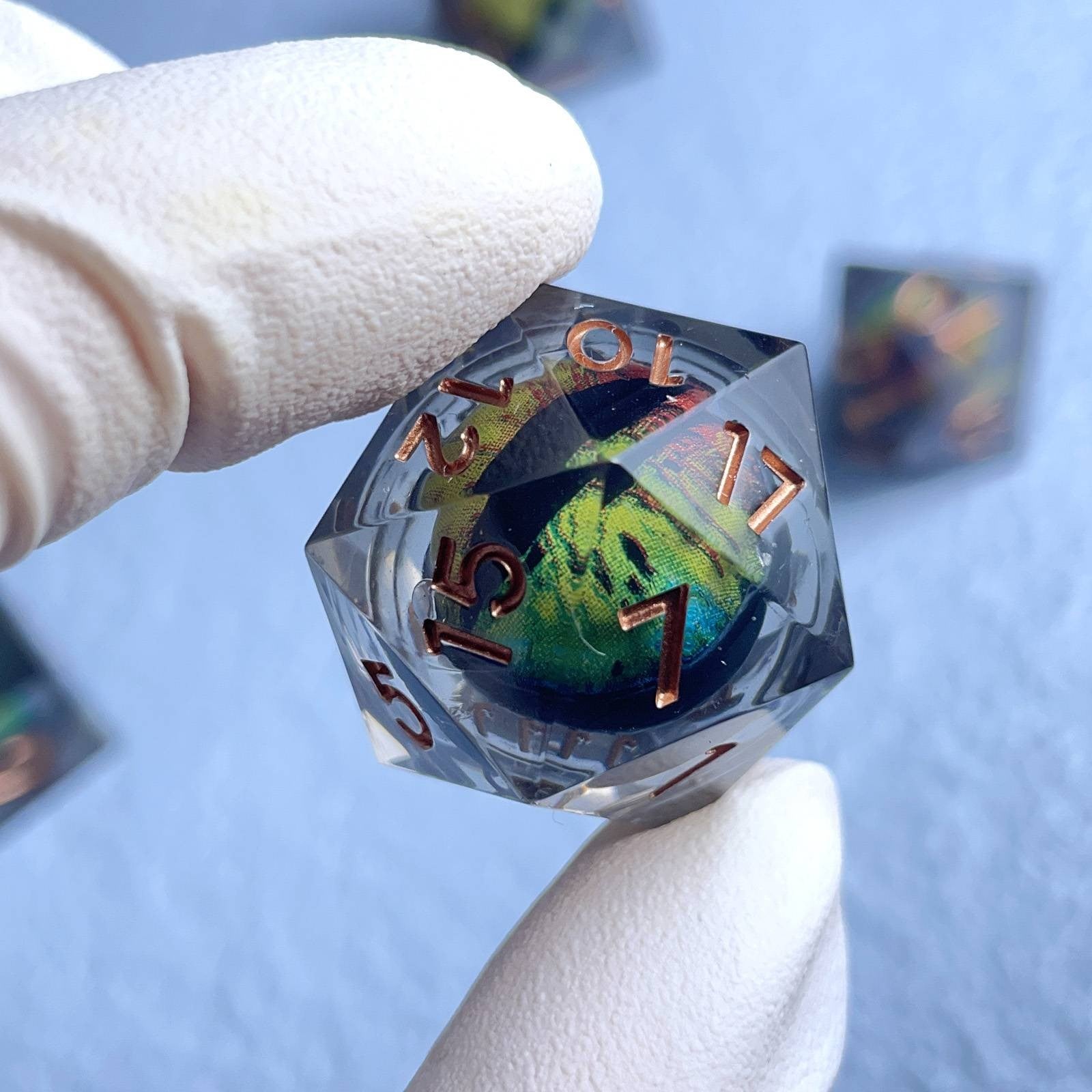 Conjunto de dados - Olho do Observador | D&D, RPG, Pathfinder
