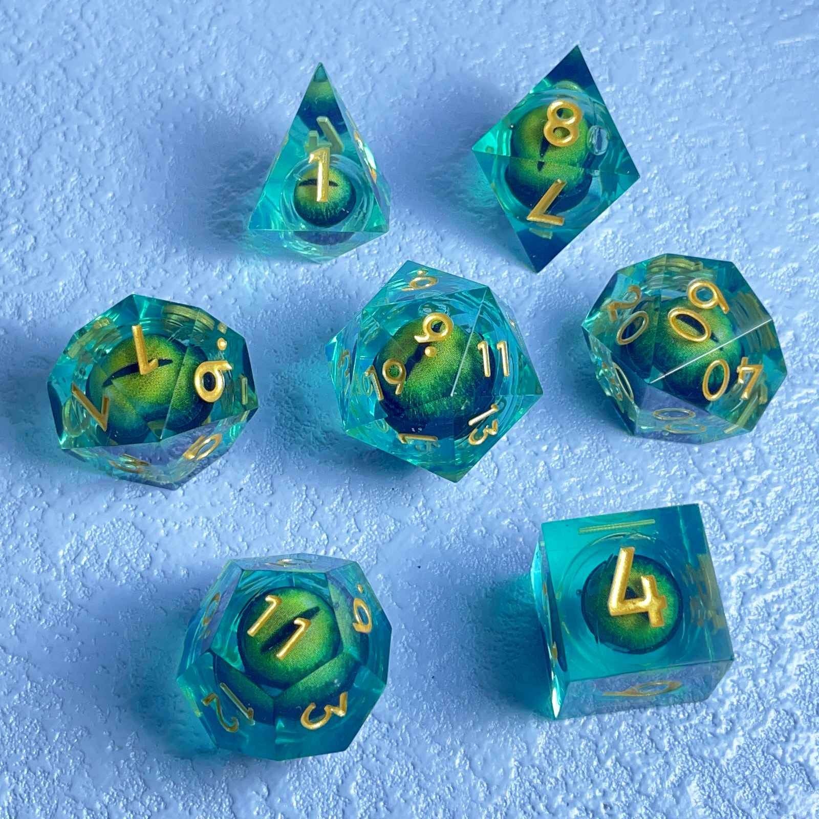 Conjunto de dados - Olho do Observador | D&D, RPG, Pathfinder