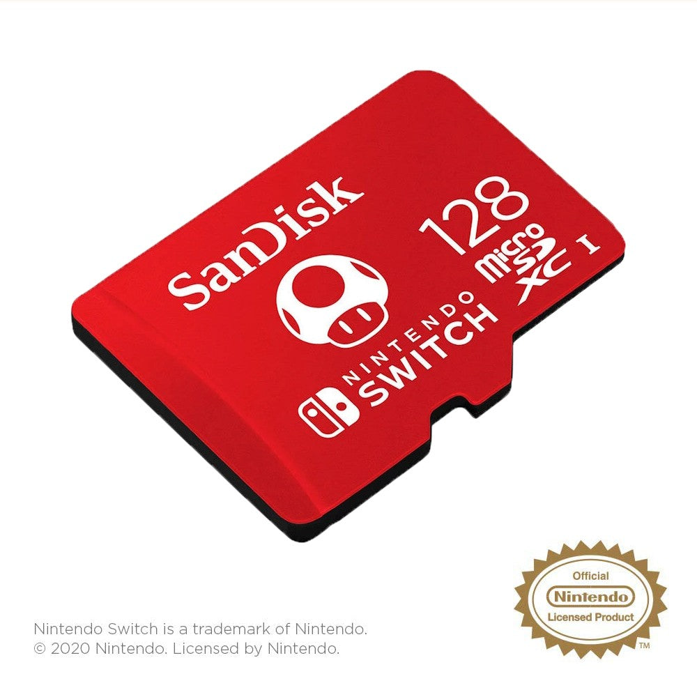 Cartão de Memória Sandisk Licenciado Nintendo Switch