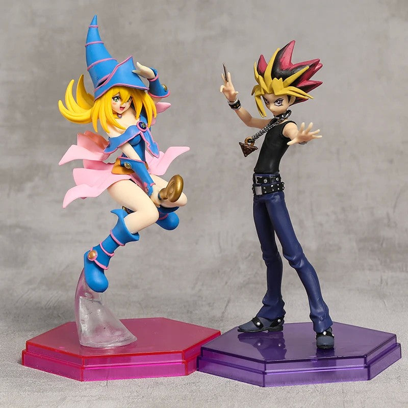 Estátuas Yu-gi-oh! - Yugi e Feiticeira Negra