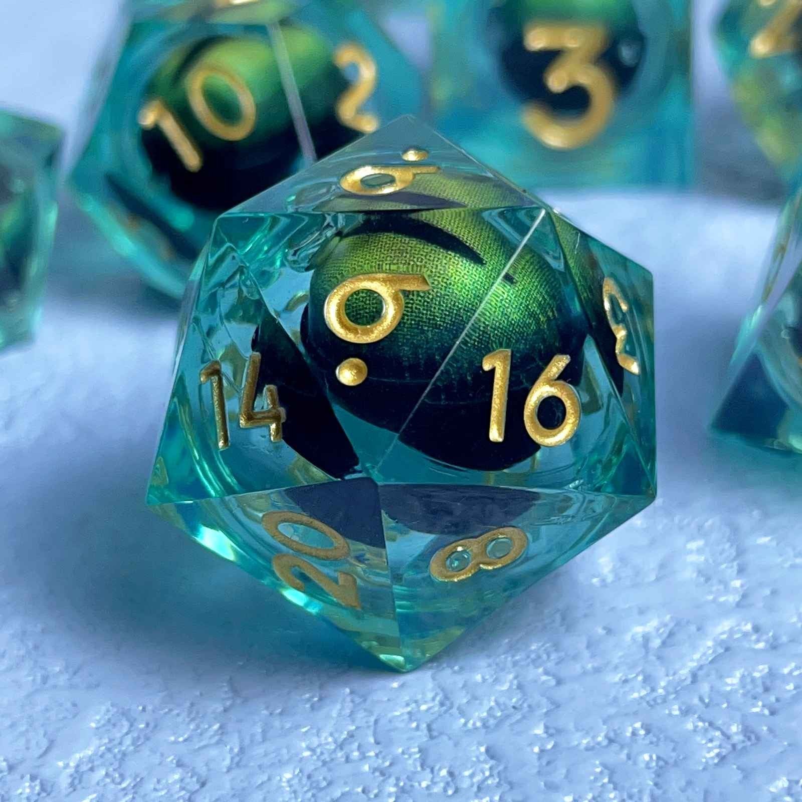 Conjunto de dados - Olho do Observador | D&D, RPG, Pathfinder