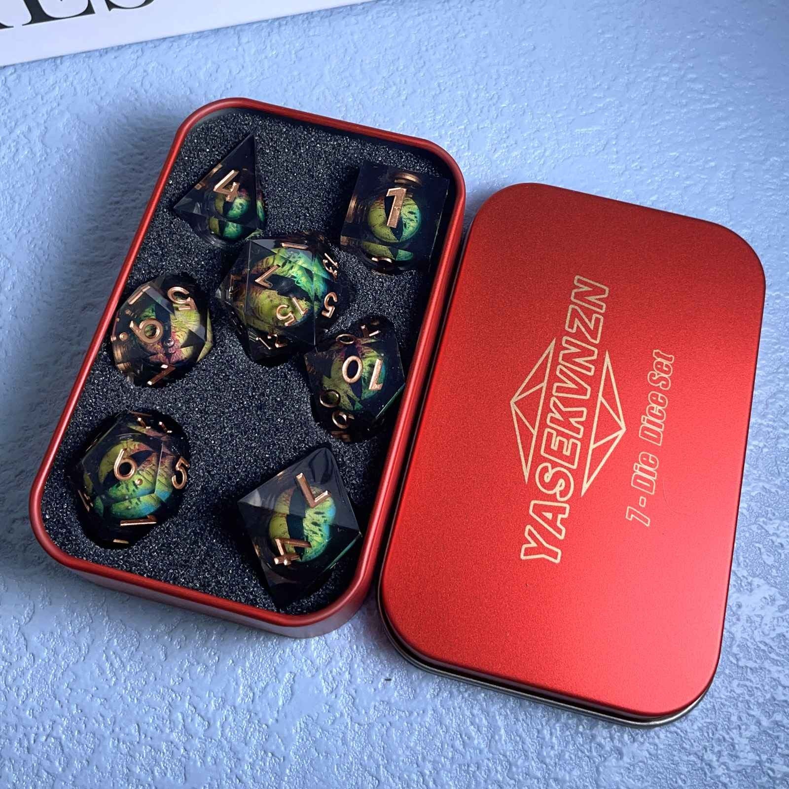 Conjunto de dados - Olho do Observador | D&D, RPG, Pathfinder