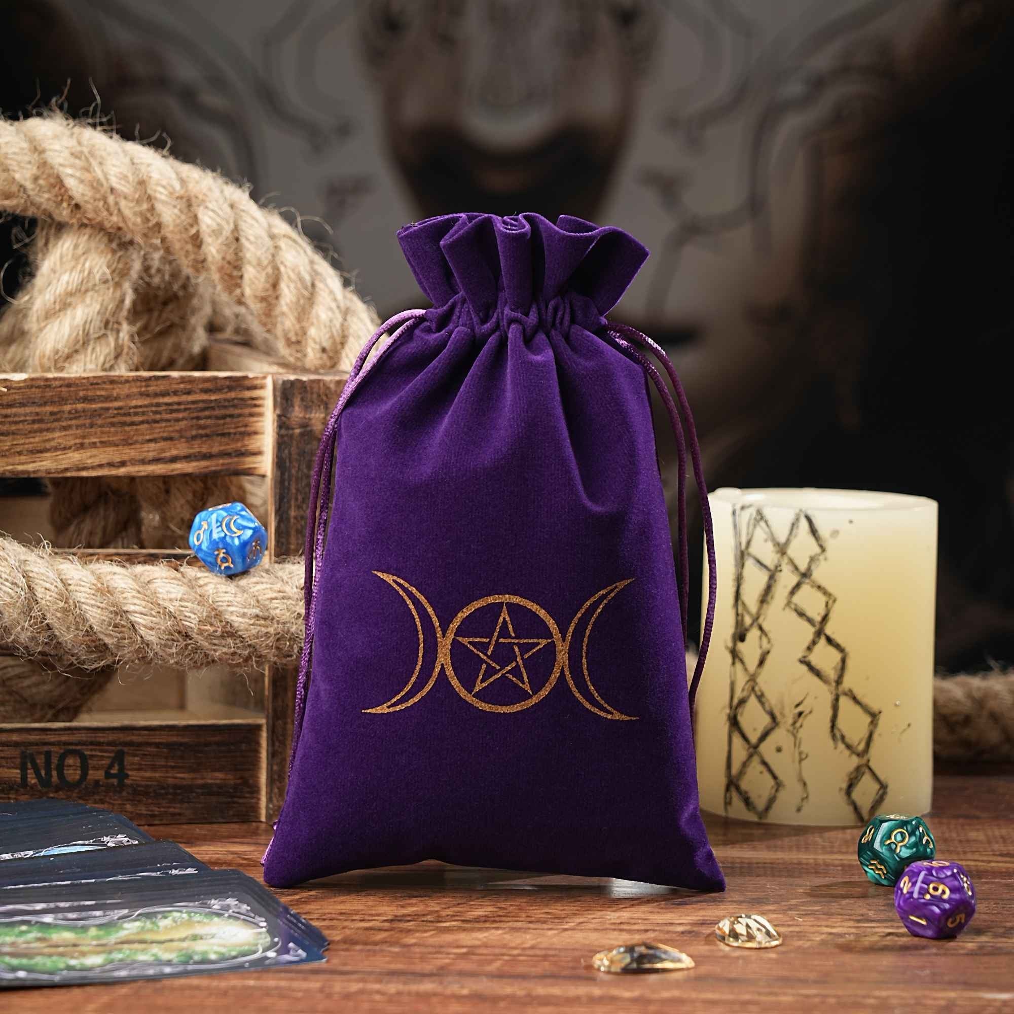 Bag para Cartas de Tarô - Noite dos Oráculos