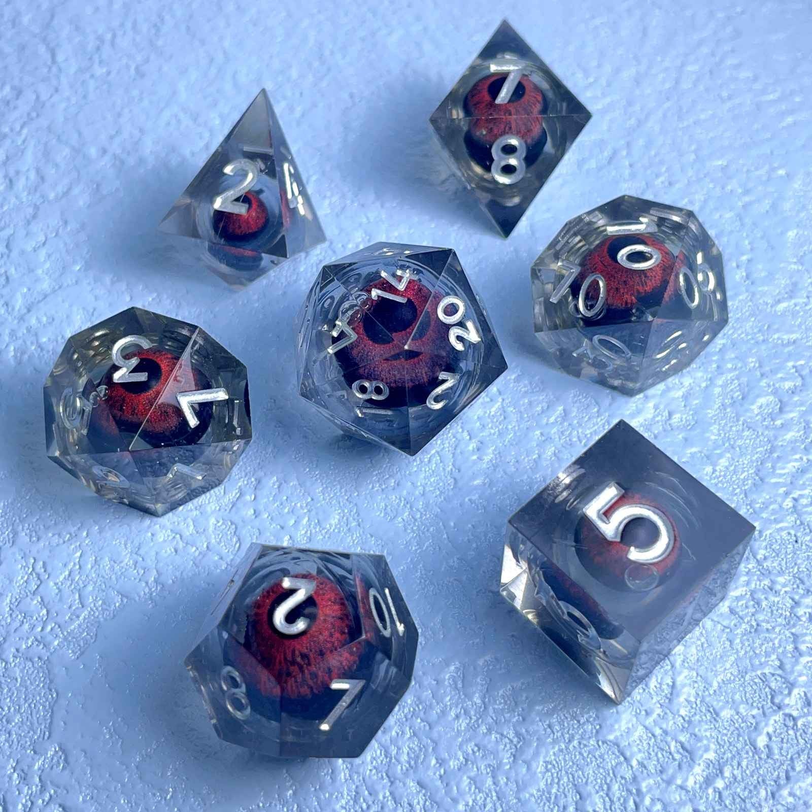 Conjunto de dados - Olho do Observador | D&D, RPG, Pathfinder