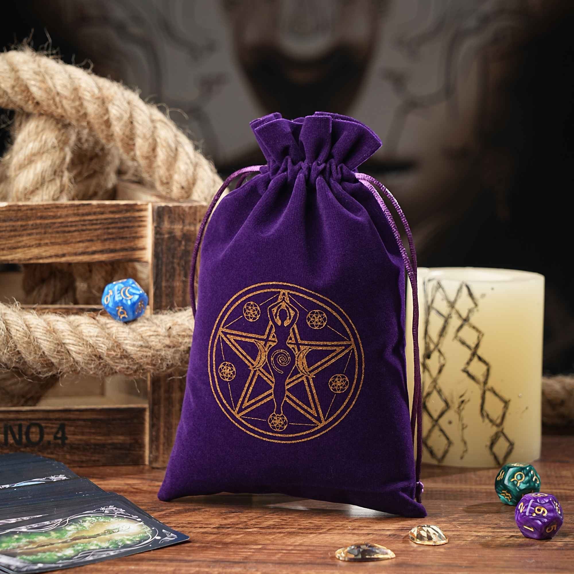 Bag para Cartas de Tarô - Noite dos Oráculos
