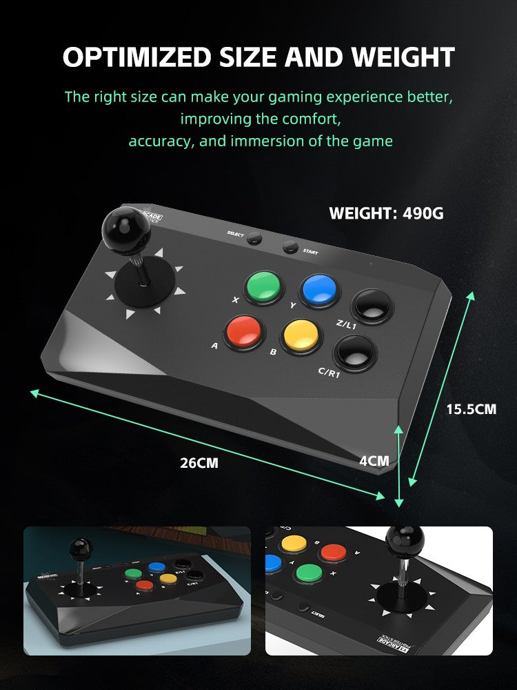 Console de videogame retrô com controle Arcade - 20000 jogos inclusos