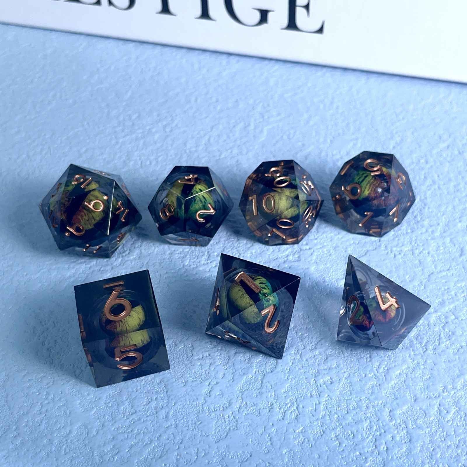 Conjunto de dados - Olho do Observador | D&D, RPG, Pathfinder