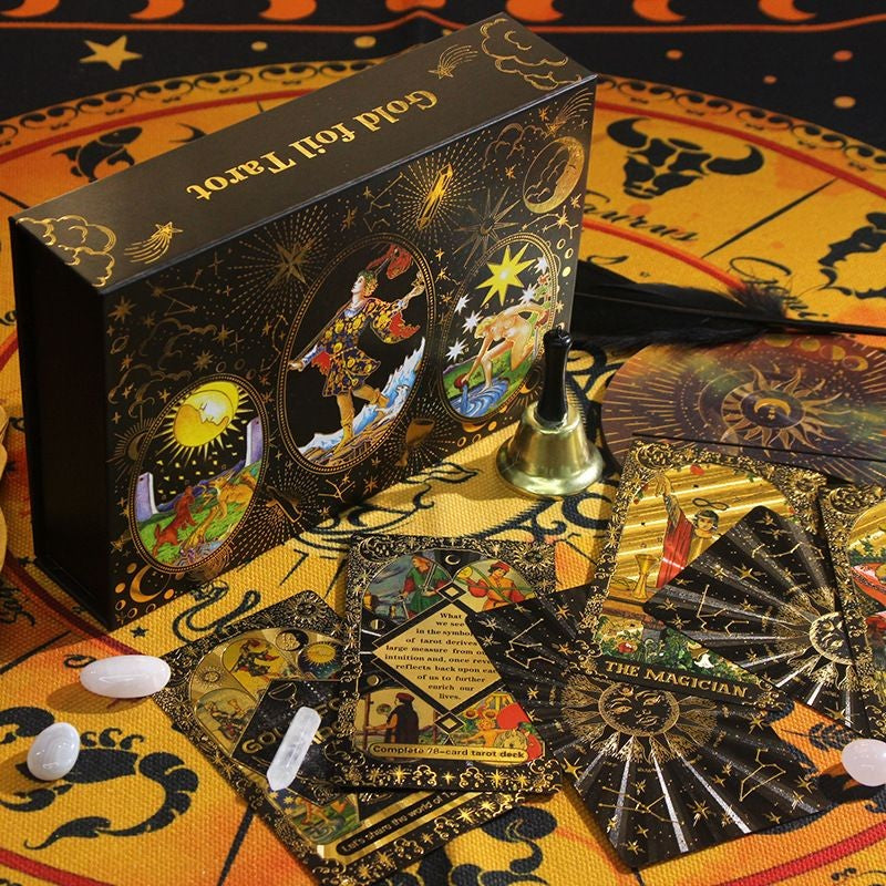 Tarô Gold Deluxe - Conjunto kit esotérico