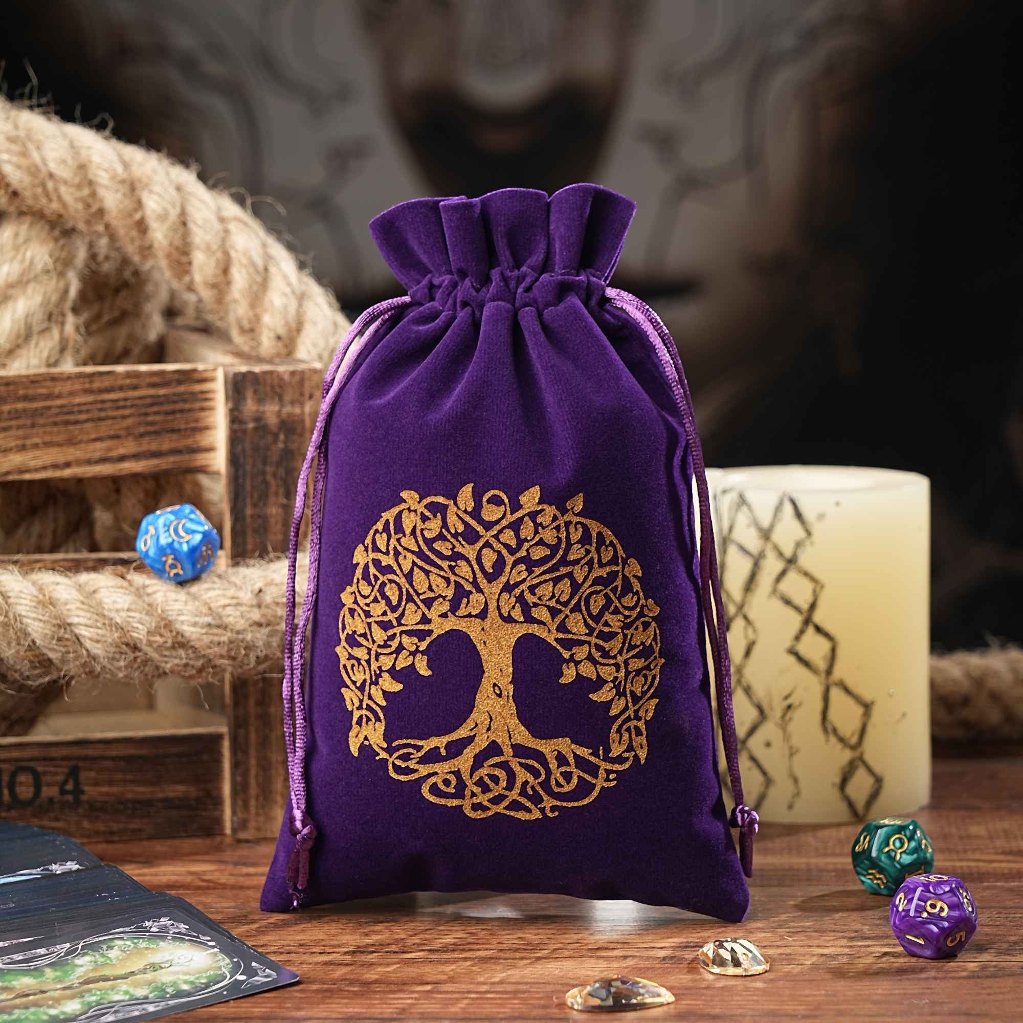 Bag para Cartas de Tarô - Noite dos Oráculos