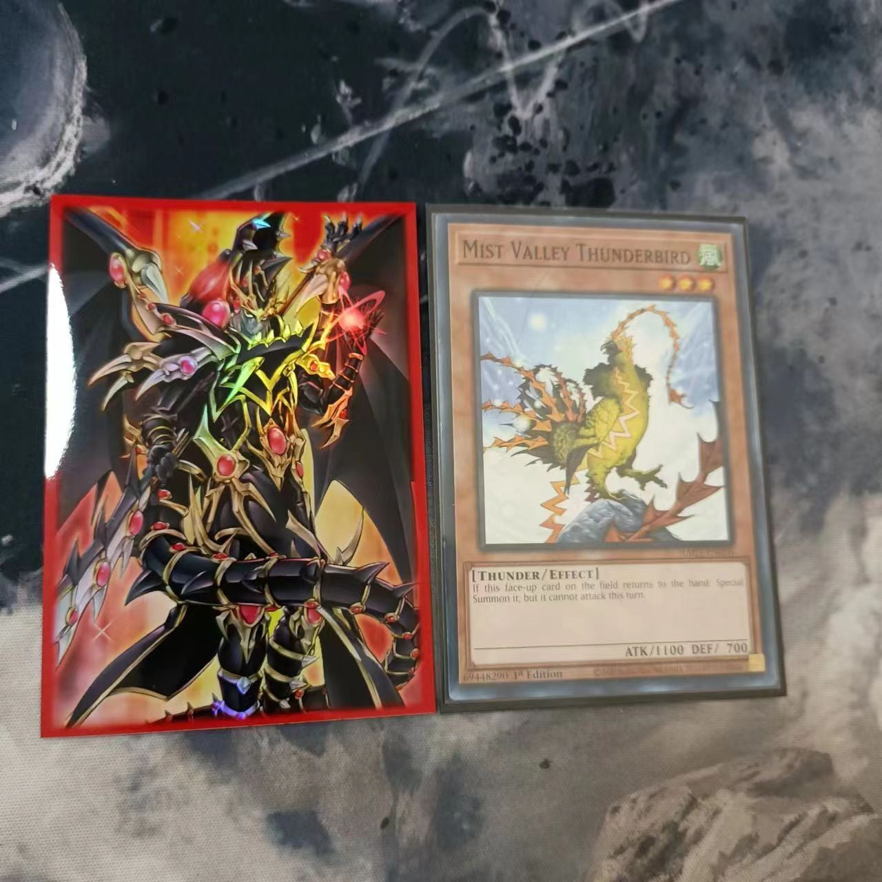 Sleeves YuGiOh Red-Eyes Dark Dragoon 63mm x 90mm - 50 Unidades