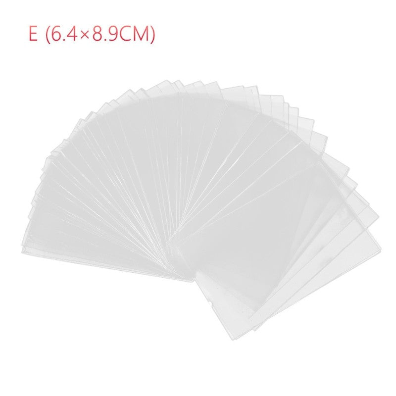 Sleeves Capinha para Cartas Transparente - diversos tamanhos 100 unidades