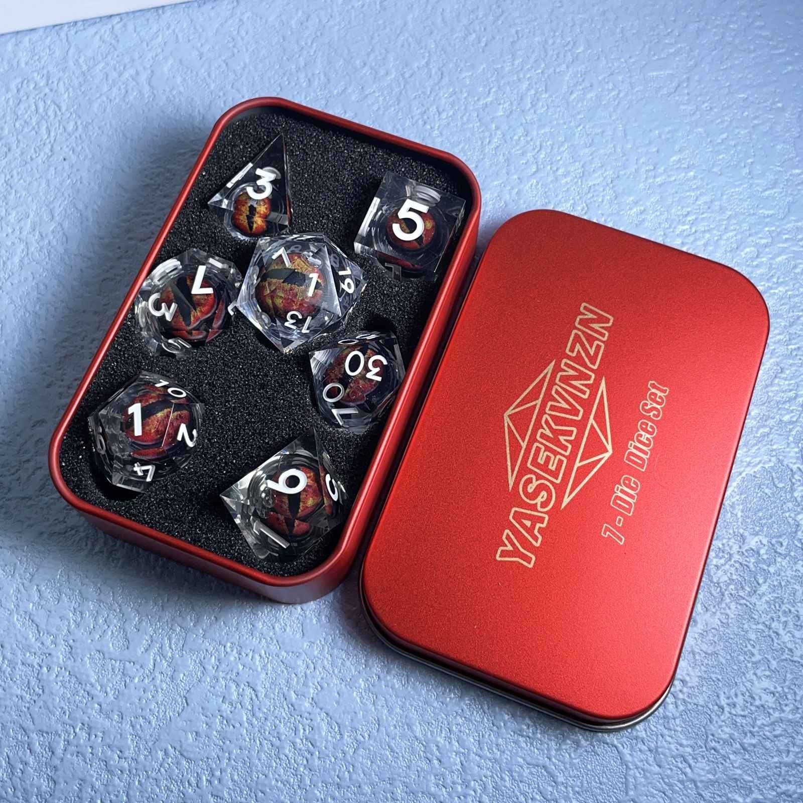 Conjunto de dados - Olho do Observador | D&D, RPG, Pathfinder