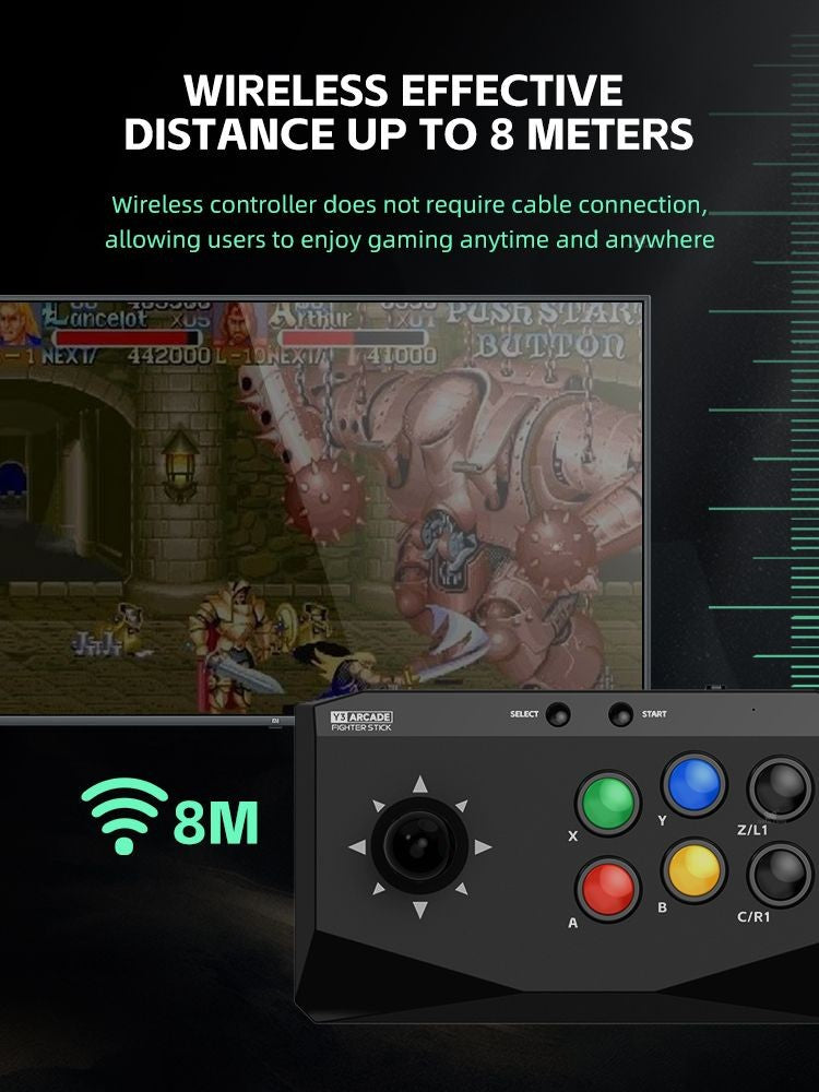 Console de videogame retrô com controle Arcade - 20000 jogos inclusos