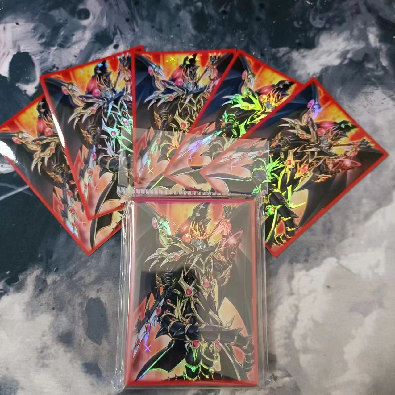 Sleeves YuGiOh Red-Eyes Dark Dragoon 63mm x 90mm - 50 Unidades