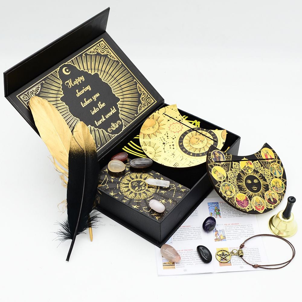 Tarô Gold Deluxe - Conjunto kit esotérico