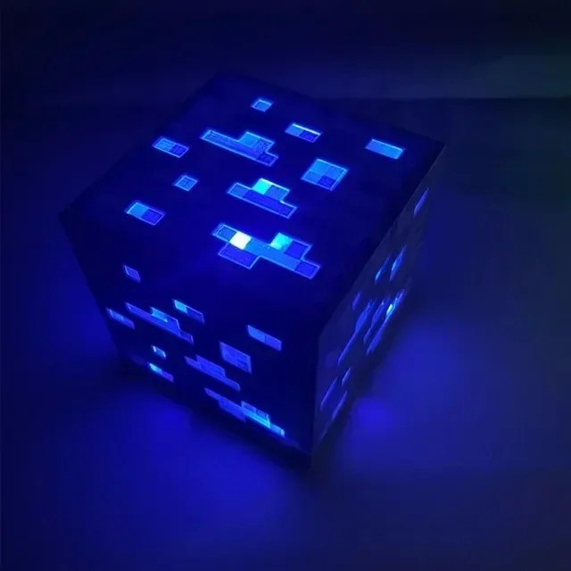 LED Recarregável Minecraft - Blocos de Minério