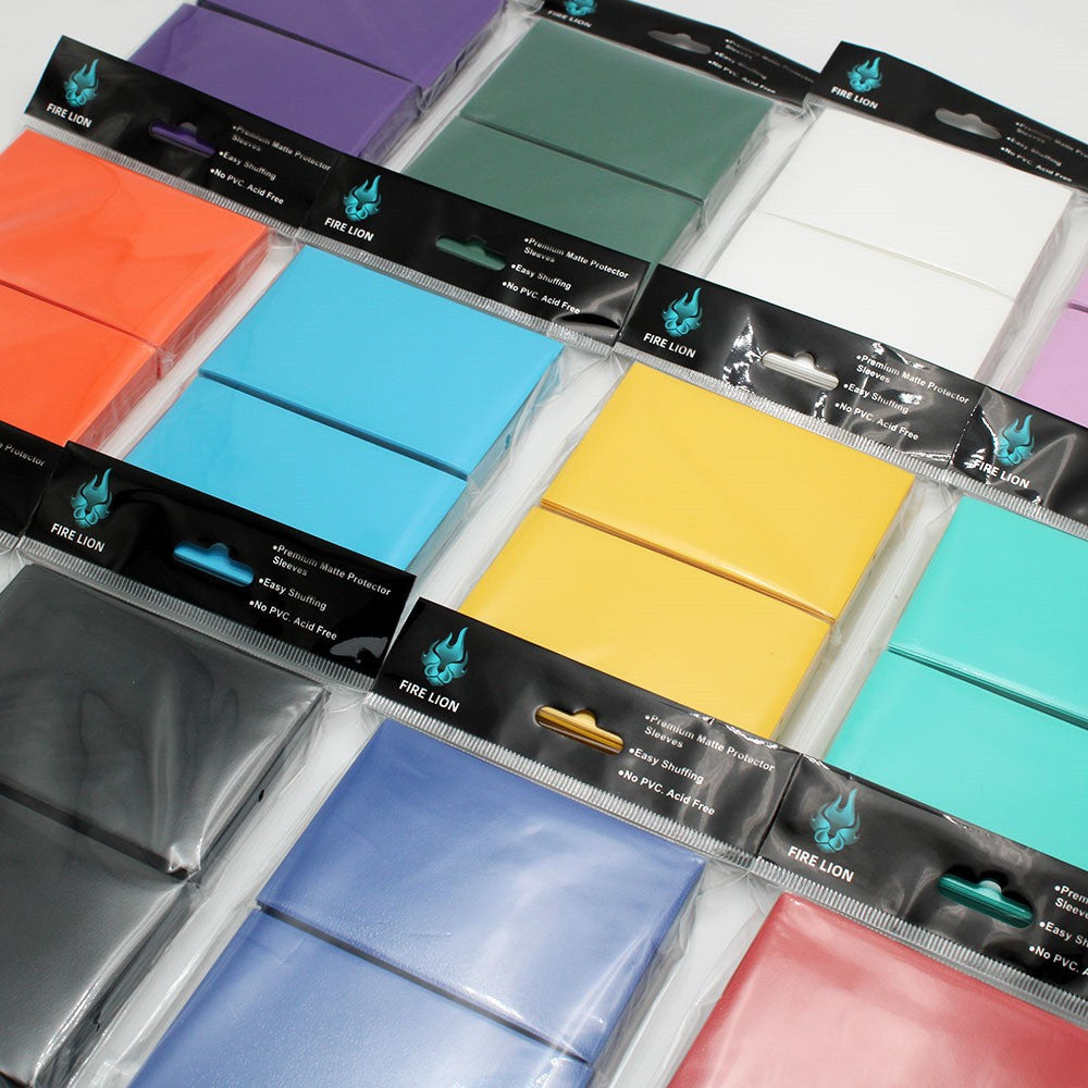 100 Sleeves Matte Fosco Tamanho Padrão - MTG, PKM e outros