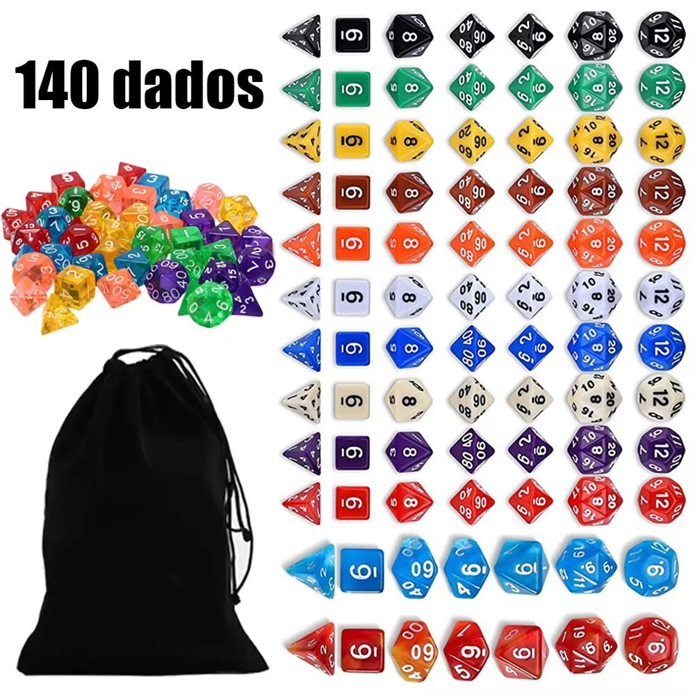 Pacote de Conjunto de dados 140 Dados, 20 Conjuntos