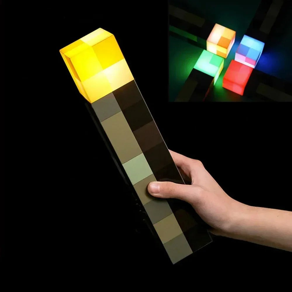 LED Recarregável Minecraft - Tocha
