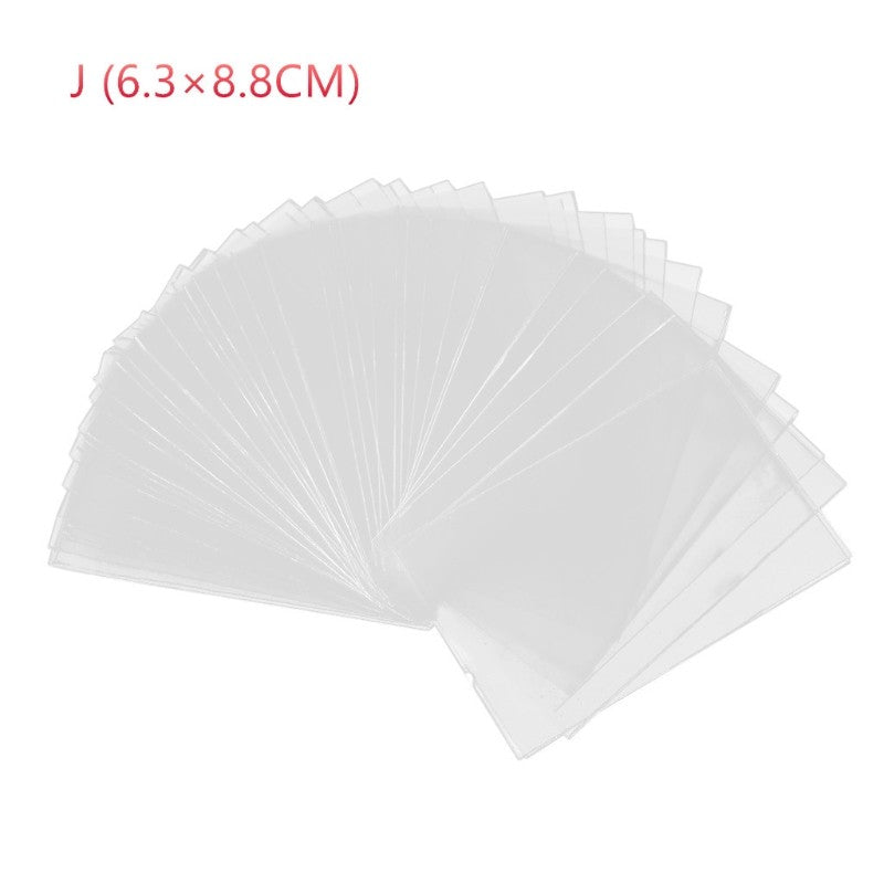 Sleeves Capinha para Cartas Transparente - diversos tamanhos 100 unidades