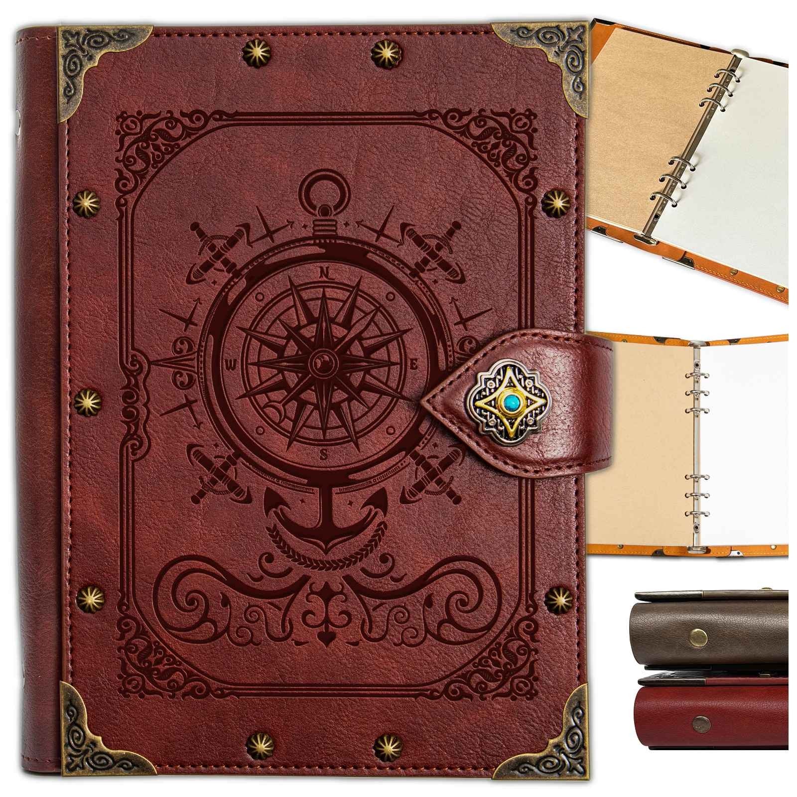 Caderno em Relevo, Anotações do Mestre, Diário de Aventura, Tipo Fichário