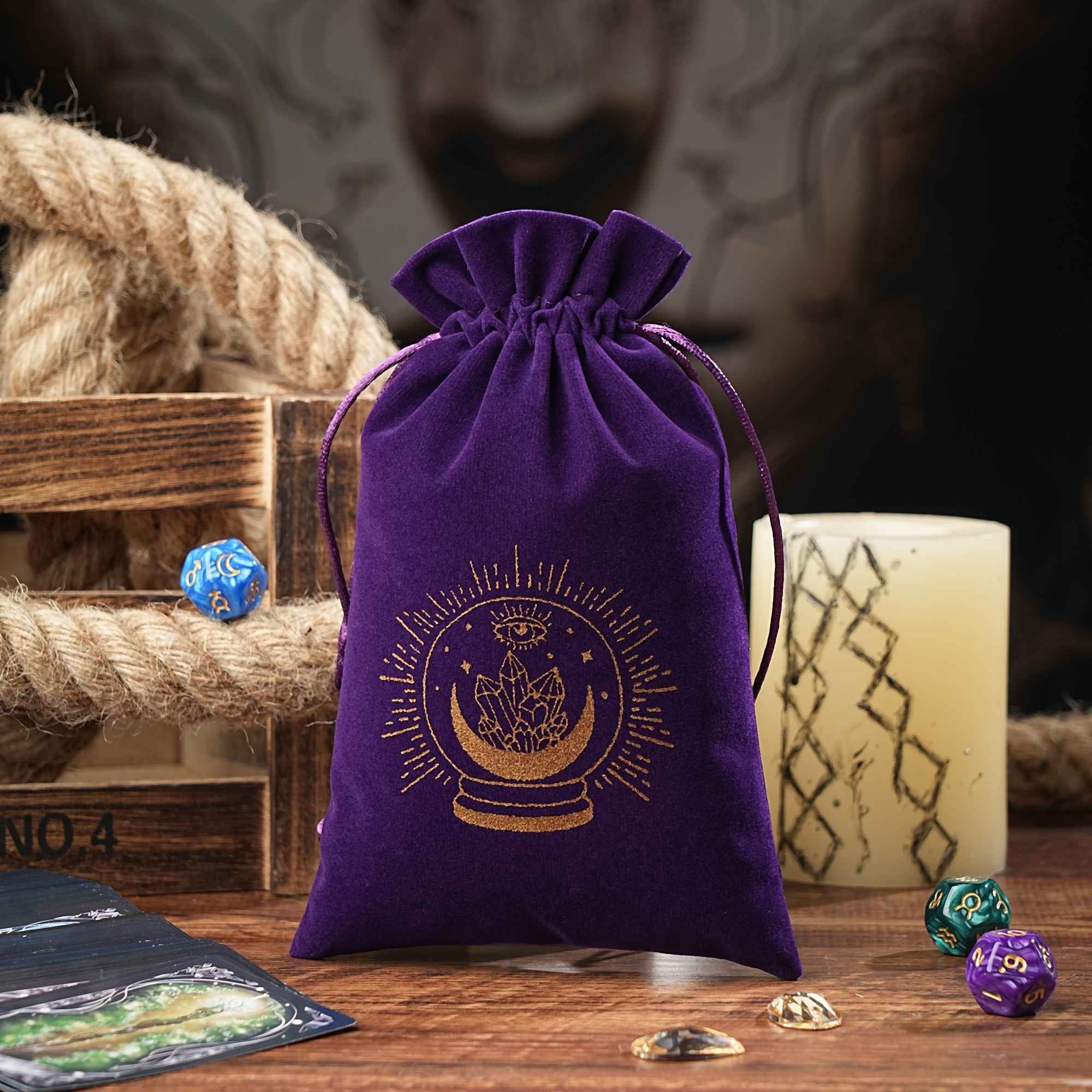 Bag para Cartas de Tarô - Noite dos Oráculos