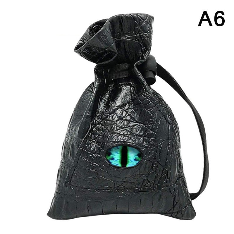 Saco de Dados com Cordão Impermeável em Couro PU