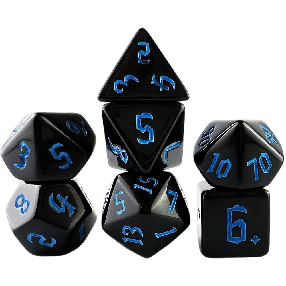 Conjunto de dados 7pcs - Opaco | RPG/D&D, Pathfinder