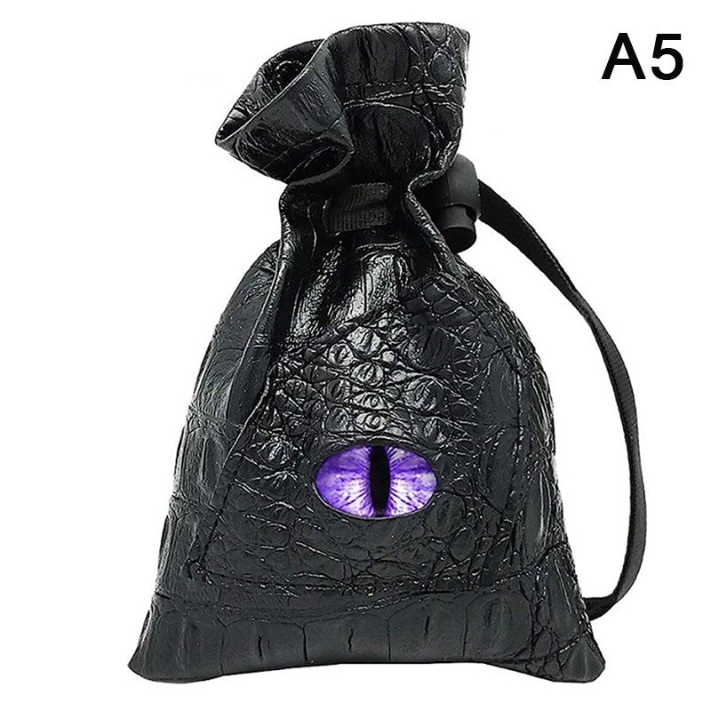 Saco de Dados com Cordão Impermeável em Couro PU