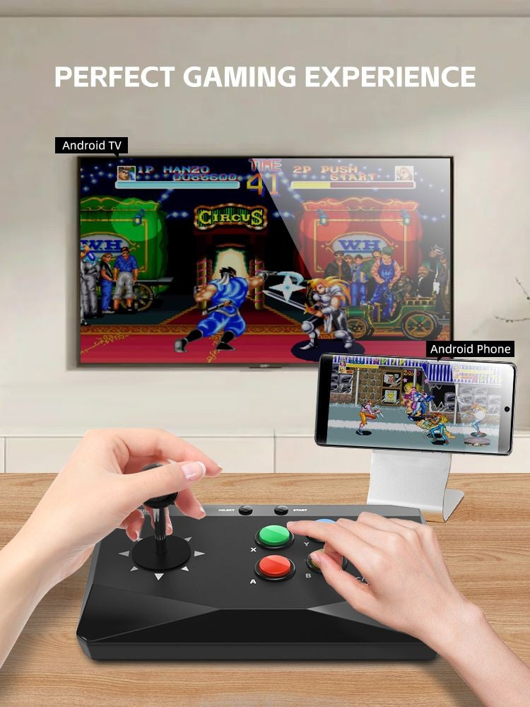 Console de videogame retrô com controle Arcade - 20000 jogos inclusos