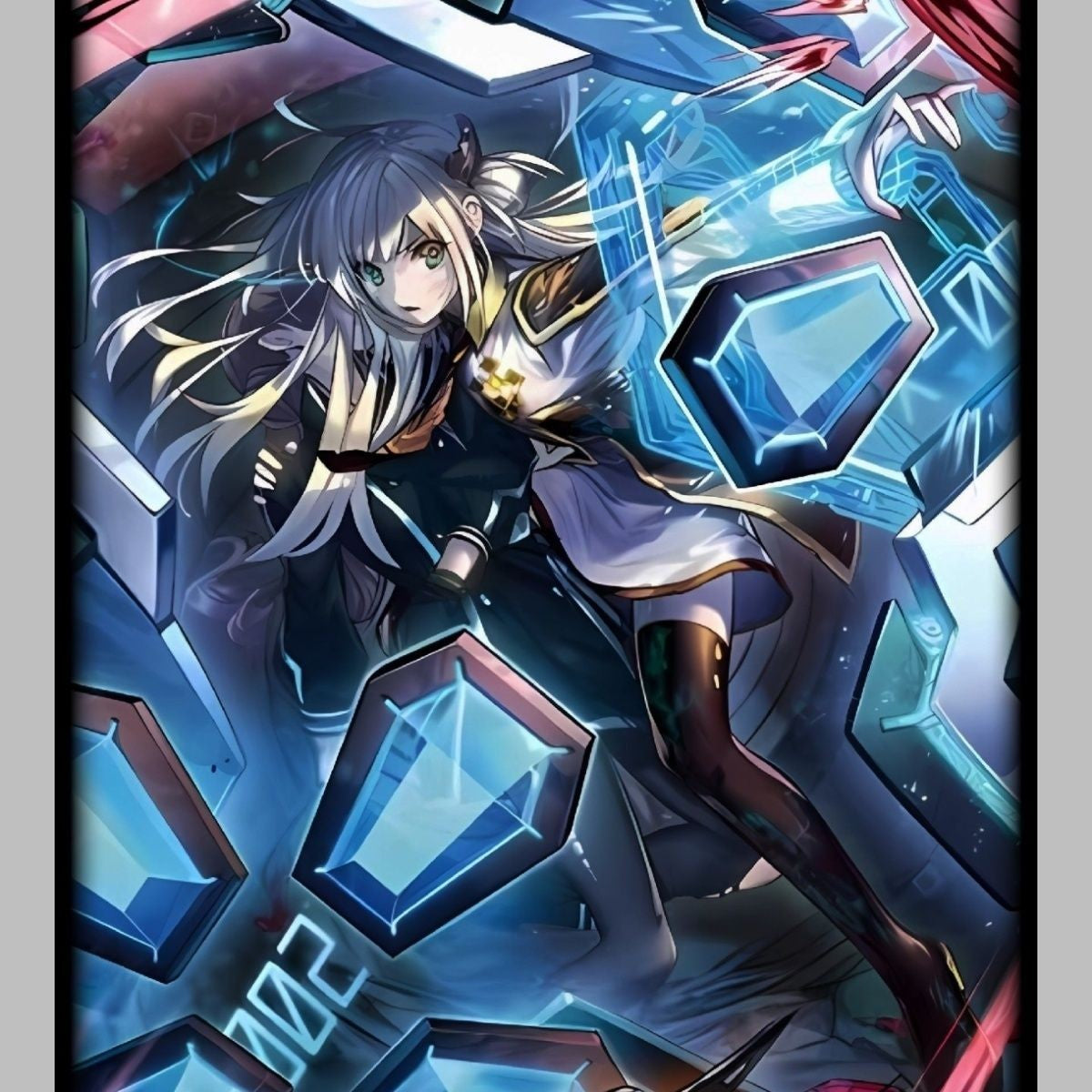 Sleeves Yugioh Sky Striker Raye - 50un