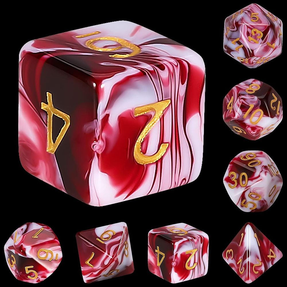 Conjunto de dados - Cores Mistas | D&D, RPG, Pathfinder