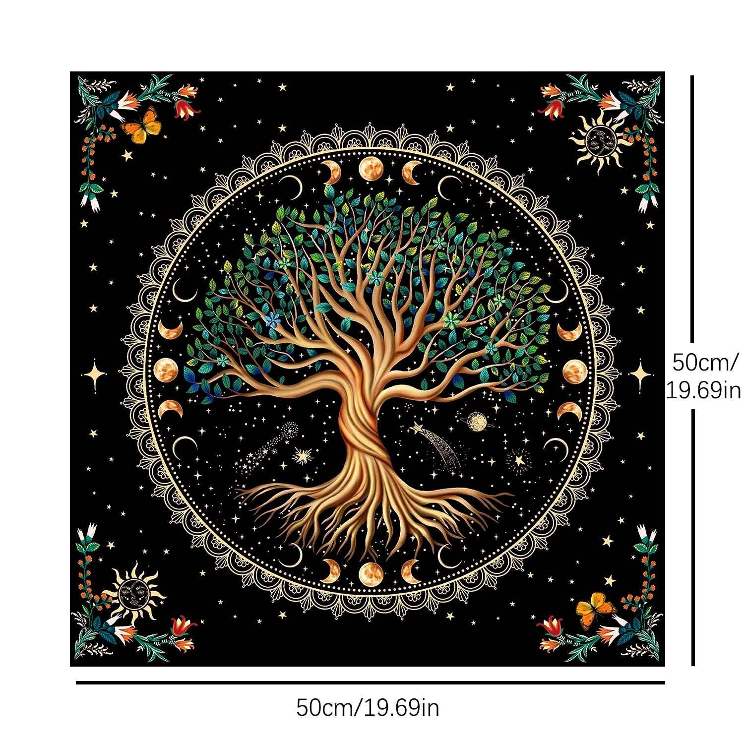 Toalha de Tarô - Árvore Sagrada
