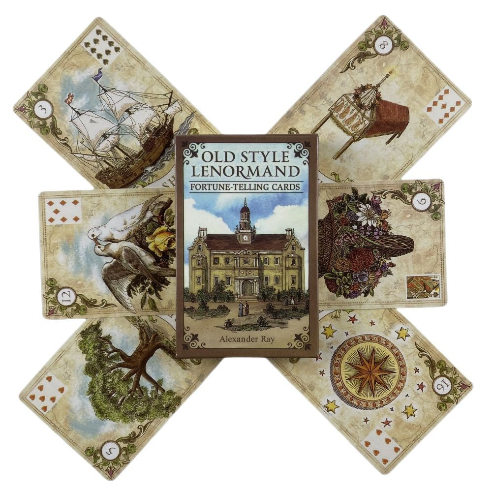 Baralho Cigano - Estilo Antigo Lenormand (38 cartas em inglês)