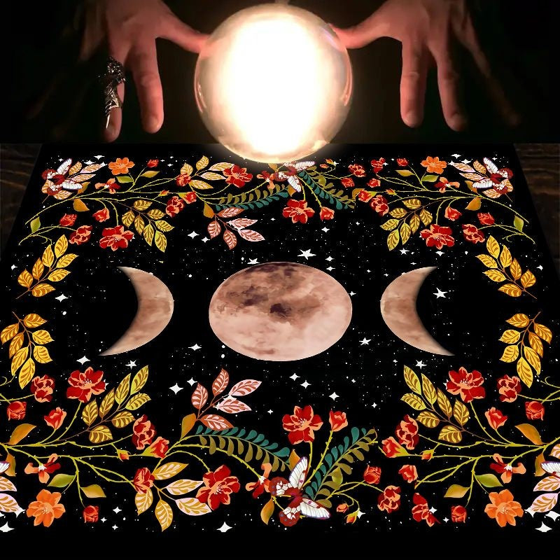 Toalha de Mesa de Tarô e Astrologia
