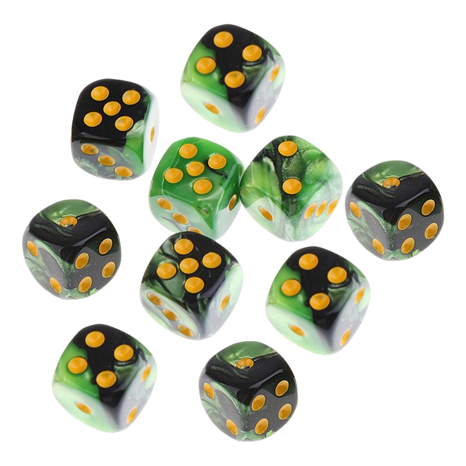 Kit 10D6 - Dados Cristais
