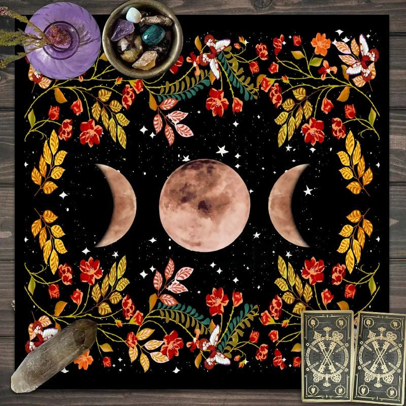 Toalha de Mesa de Tarô e Astrologia