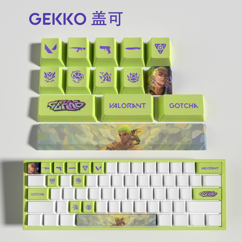 Keycaps Agentes Valorant - 14 Teclas, teclados padrão