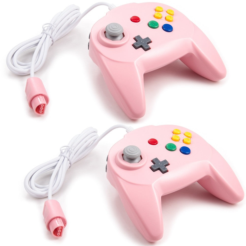 Conjunto de Controles para N64 (2 Controles) - Design Ergonômico